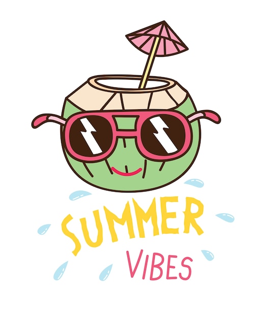 Download Summer themed t shirt design | Premium Vector
