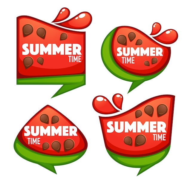 Download Summer time, collection of sweet and shine watermelon ...