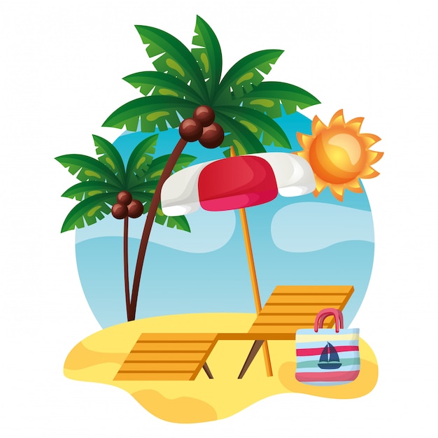 Premium Vector | Summer time holiday