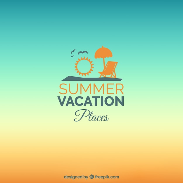 Summer vacation background