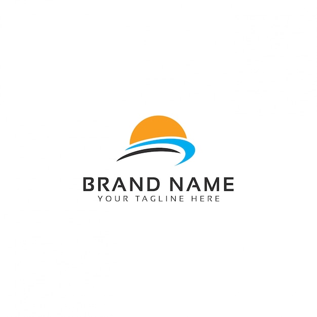 Download Free Sun Beach Logo Template Premium Vector Use our free logo maker to create a logo and build your brand. Put your logo on business cards, promotional products, or your website for brand visibility.