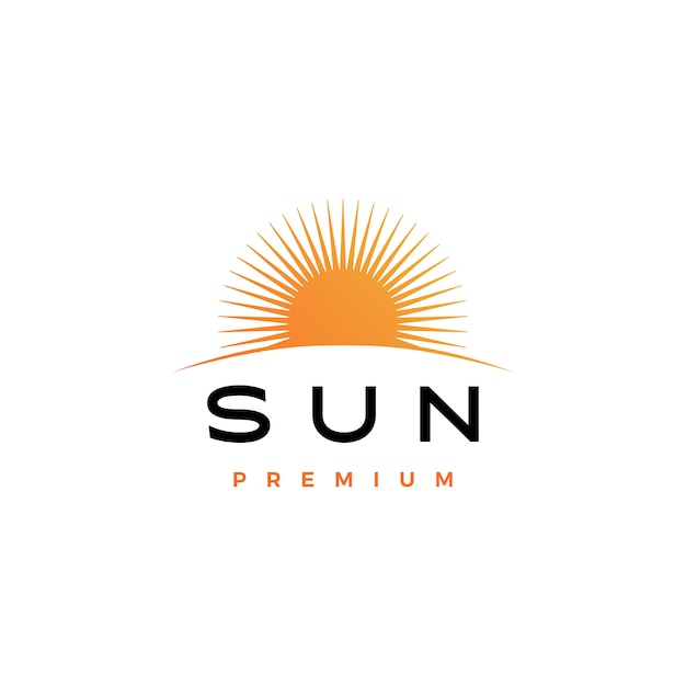 Download Free Sun Logo Icon Illustration Premium Vector Use our free logo maker to create a logo and build your brand. Put your logo on business cards, promotional products, or your website for brand visibility.