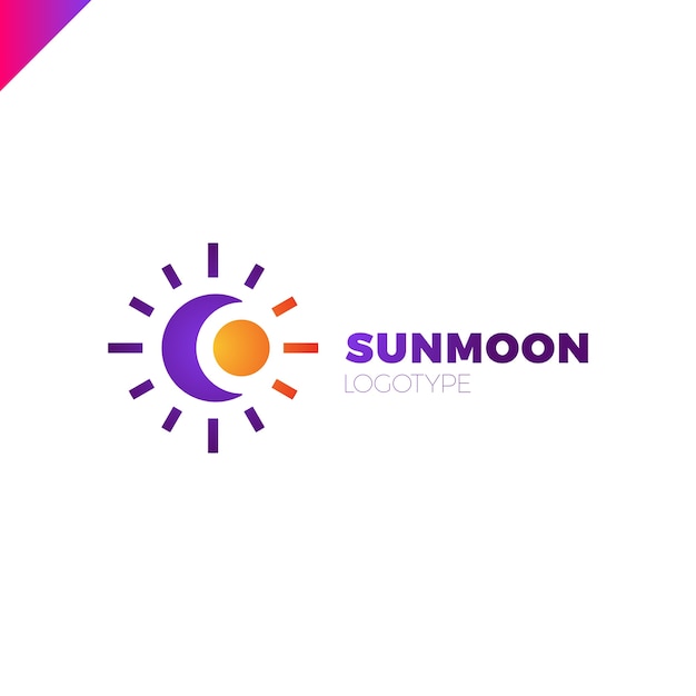 Download Free Sun And Moon Logo Abstract Illustration Premium Vector Use our free logo maker to create a logo and build your brand. Put your logo on business cards, promotional products, or your website for brand visibility.