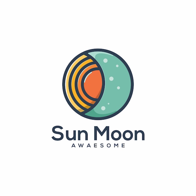 Download Free Sun Moon Logo Template Vector Premium Vector Use our free logo maker to create a logo and build your brand. Put your logo on business cards, promotional products, or your website for brand visibility.