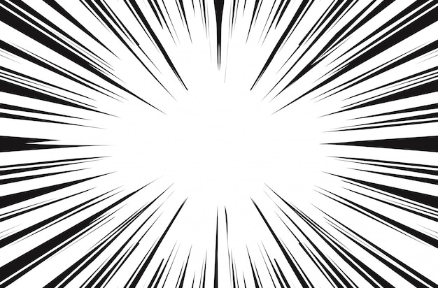 Premium Vector | Sun rays for comic books radial background