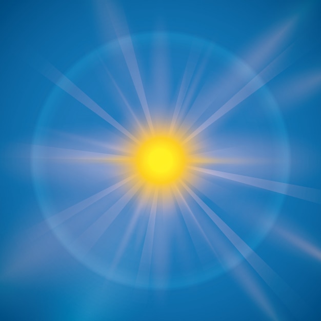 Sun rays design. | Premium Vector