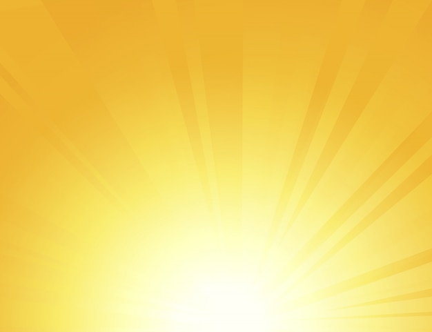 Premium Vector | Sun rays with sunbeams on an orange background, bright ...