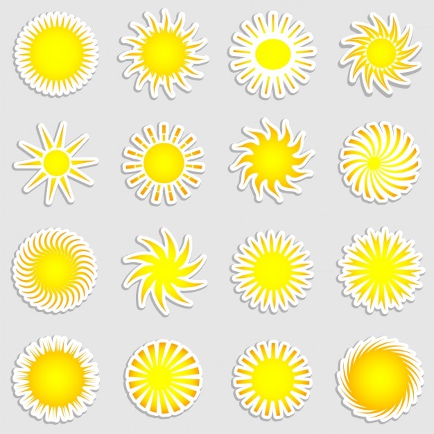 Sun Stickers Collection