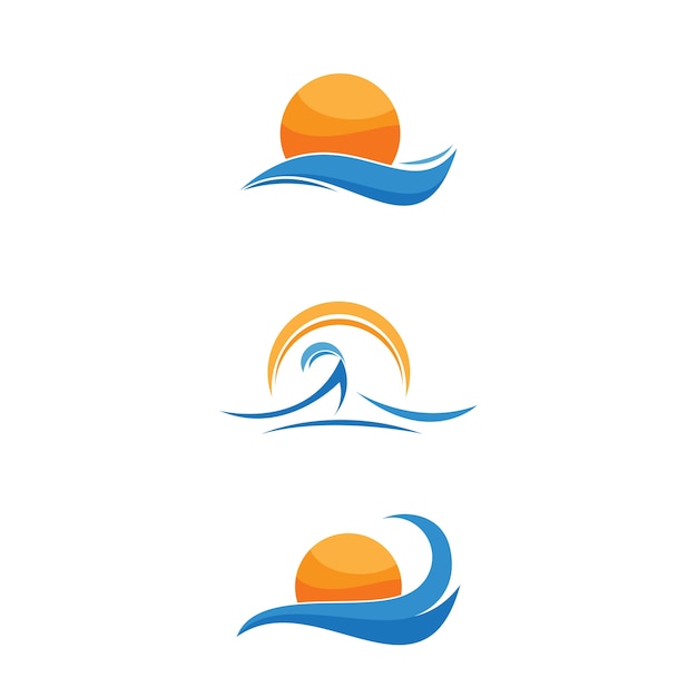 Download Free Sun Wave Logo Premium Vector Use our free logo maker to create a logo and build your brand. Put your logo on business cards, promotional products, or your website for brand visibility.