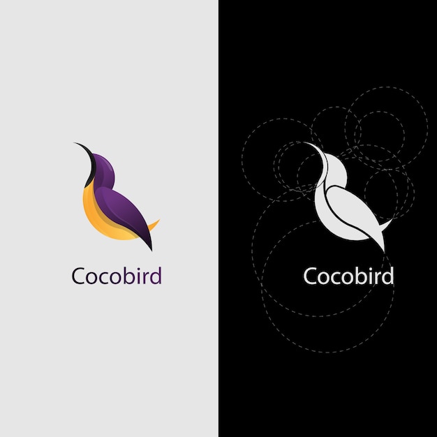 Sunbird logo premium Vector | Premium Download