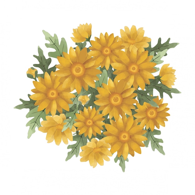 Download Sunflower wedding invitation Vector | Premium Download