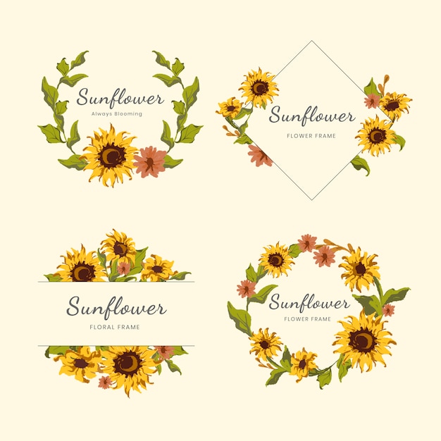 Free Free 349 Free Sunflower Wreath Clipart SVG PNG EPS DXF File