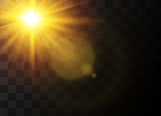 Premium Vector | Sunlight special lens flare light effect.