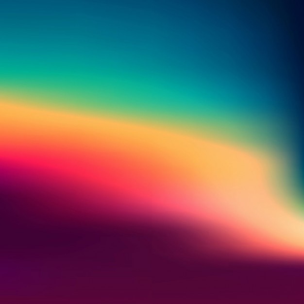 Sunset colors blurred background