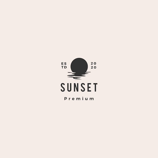 Download Free Sunset Logo Icon Sea Gulf Coast Illustration Hipster Vintage Retro Use our free logo maker to create a logo and build your brand. Put your logo on business cards, promotional products, or your website for brand visibility.