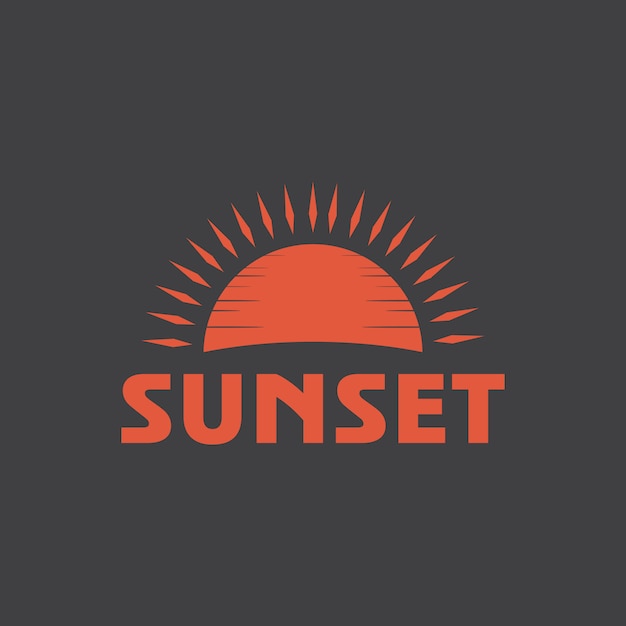 Download Free Sunset Logo Template Premium Vector Use our free logo maker to create a logo and build your brand. Put your logo on business cards, promotional products, or your website for brand visibility.