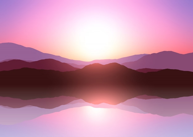 Free Free 246 Mountain Sunset Svg SVG PNG EPS DXF File