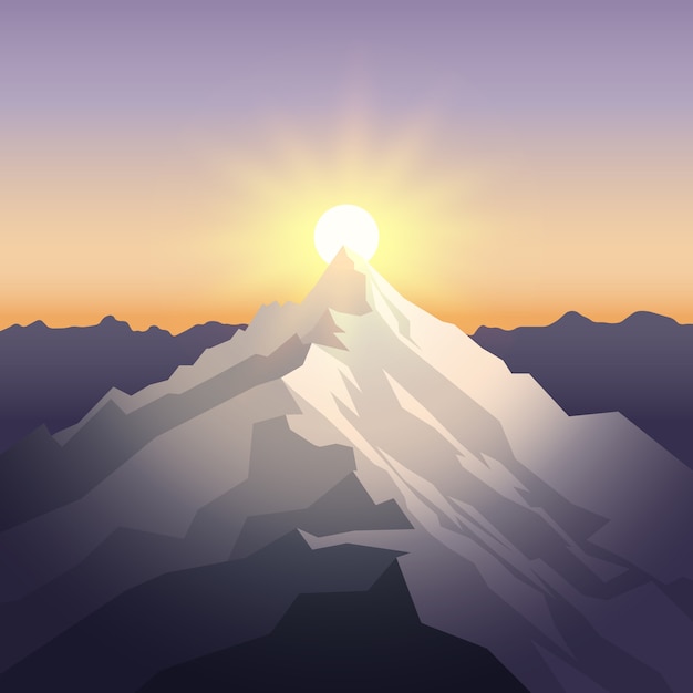 Free Free Mountain Sunset Svg 126 SVG PNG EPS DXF File