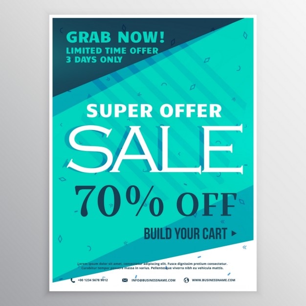 Free Vector | Super offer poster