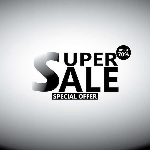 Super Sale Special Offer Logo Template Design Premium Vector