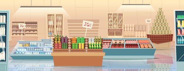 Featured image of post Grocery Store Scene Cartoon Now that my little guy is getting older finding and creating grocery games for kids is something that s been on my mind