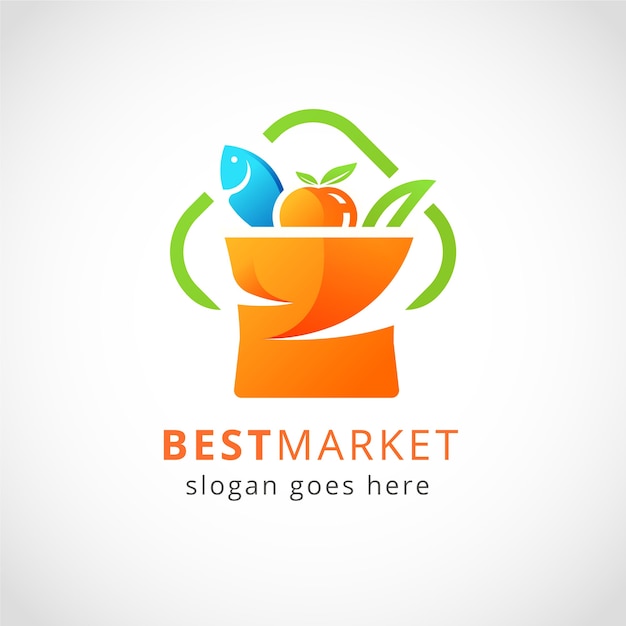 Download Free Download Free Supermarket Logo Concept Vector Freepik Use our free logo maker to create a logo and build your brand. Put your logo on business cards, promotional products, or your website for brand visibility.
