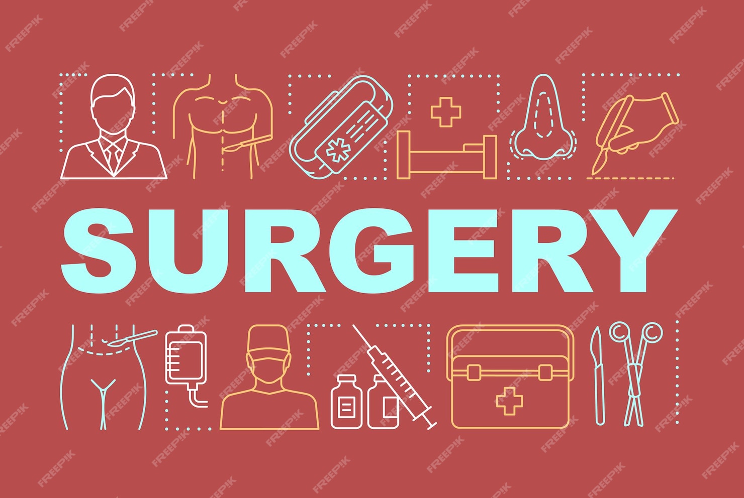 premium-vector-surgery-word-concepts-banner-reconstruction-surgery