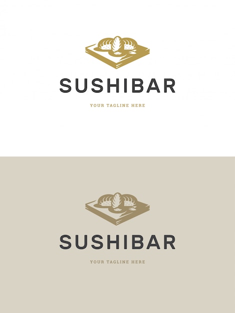 Download Free Sushi Restaurant Emblem Logo Template Vector Illustration Use our free logo maker to create a logo and build your brand. Put your logo on business cards, promotional products, or your website for brand visibility.