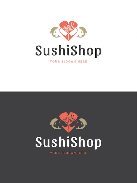 Download Free Sushi Restaurant Emblem Logo Template Vector Illustration Use our free logo maker to create a logo and build your brand. Put your logo on business cards, promotional products, or your website for brand visibility.