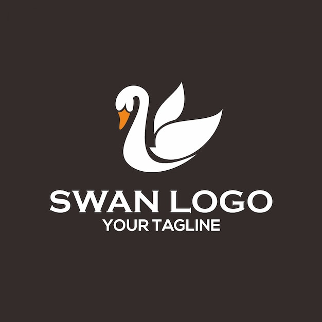 Swan logo | Premium Vector
