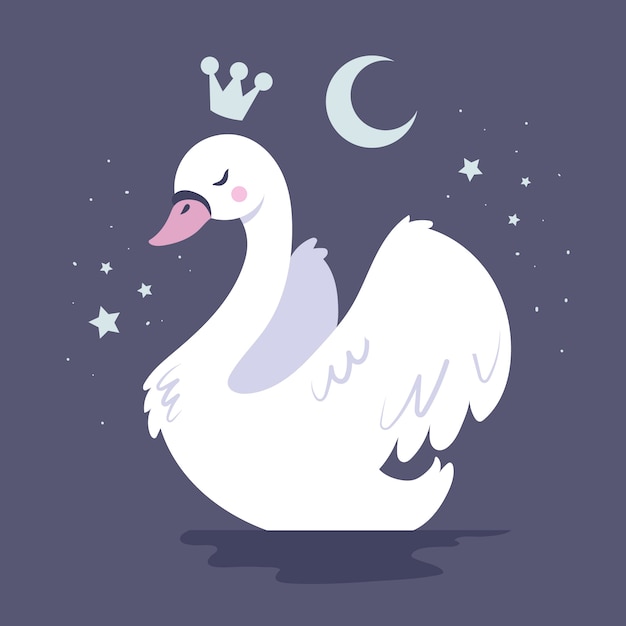 Free Vector | Swan princess