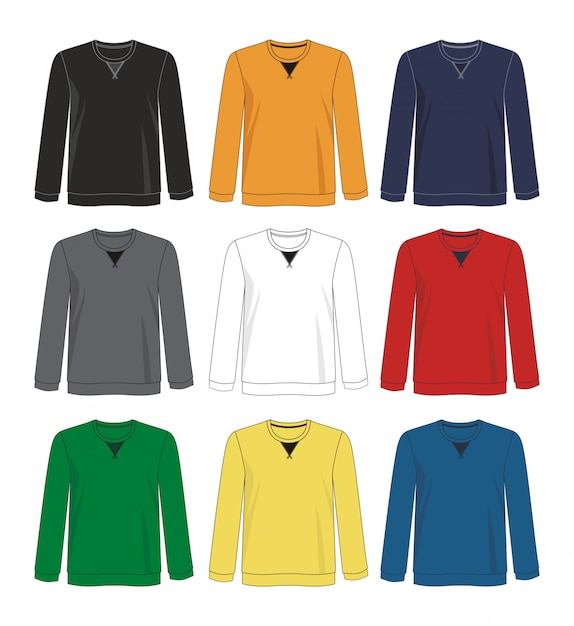 Premium Vector | Sweatshirt template