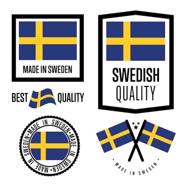Download Free Sweden Quality Label Set Premium Vector Use our free logo maker to create a logo and build your brand. Put your logo on business cards, promotional products, or your website for brand visibility.