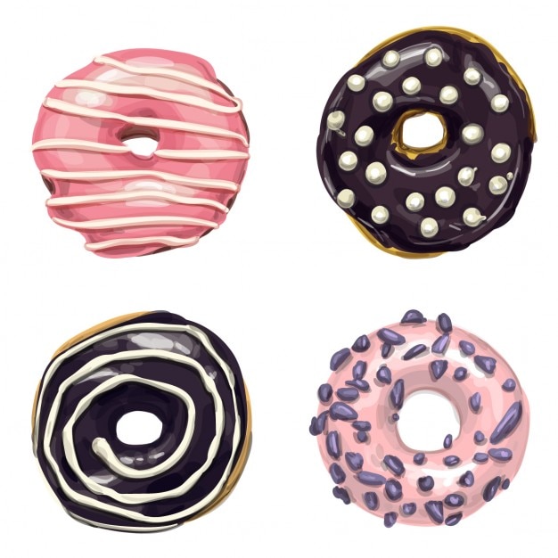 Download Sweet donuts Vector | Free Download