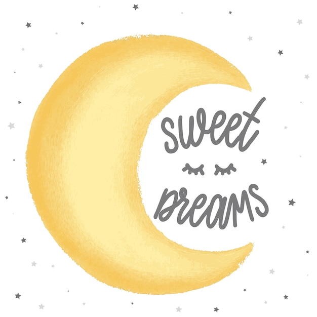 Sweet dreams Vector | Premium Download