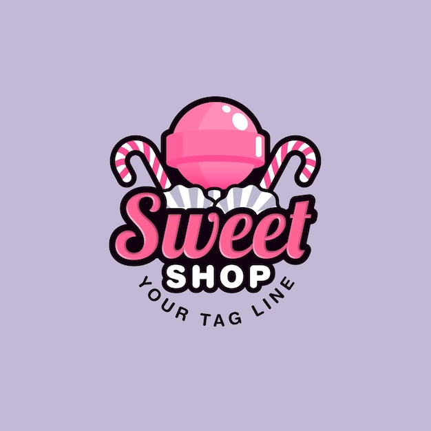 Sweet logo design Vector | Premium Download