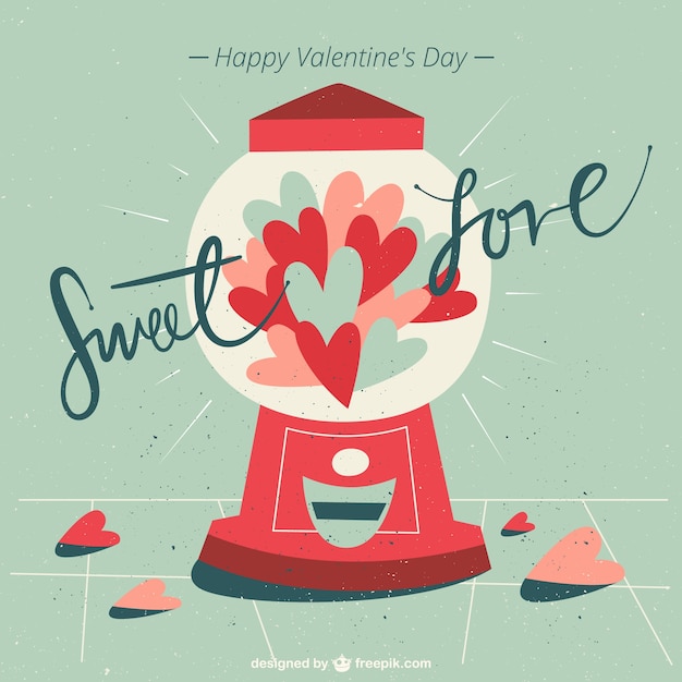 Download Free Vector | Sweet love illustration