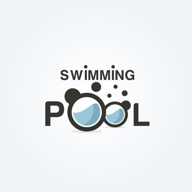 Swimming pool logo design