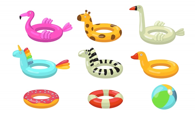 cartoon swimming ring