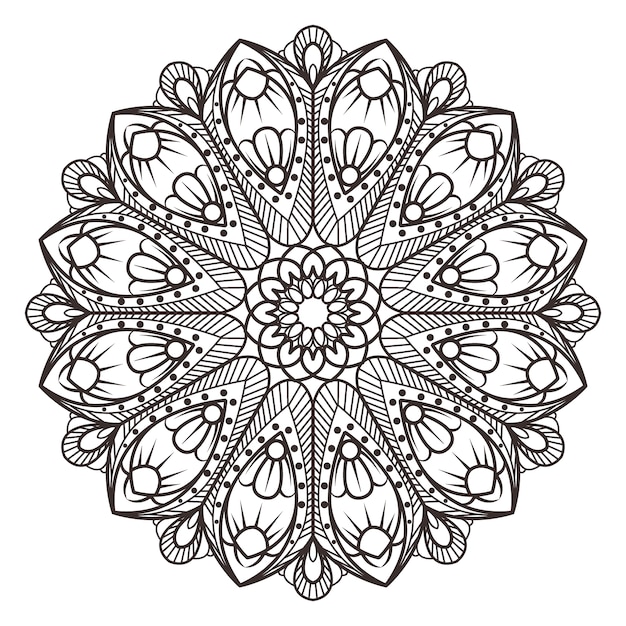 Download Symetrical mandala design Vector | Free Download