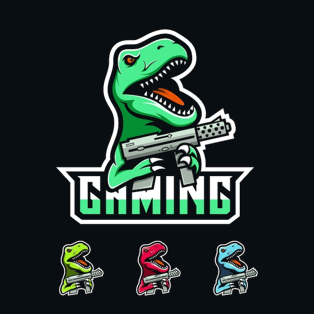 Download Free T Rex Logo Gaming Premium Vector Use our free logo maker to create a logo and build your brand. Put your logo on business cards, promotional products, or your website for brand visibility.