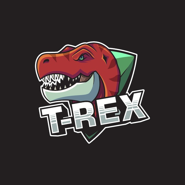 Premium Vector | T-rex logo vector illustration