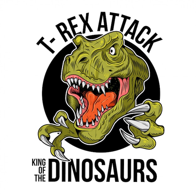 Download T-rex tyrannosaurus rex big dangerous head of dino ...