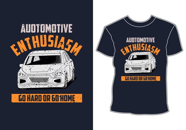 automotive shirt design