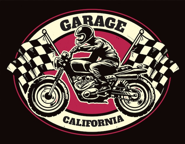 Download Free T Shirt Design Of Racing Garage Badge Premium Vector Use our free logo maker to create a logo and build your brand. Put your logo on business cards, promotional products, or your website for brand visibility.
