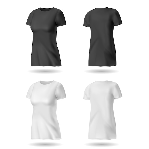 black shirt design template