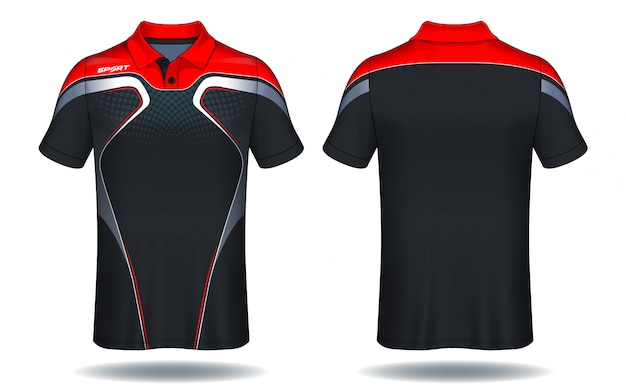 Download T-shirt polo design,sport jersey template. Vector ...