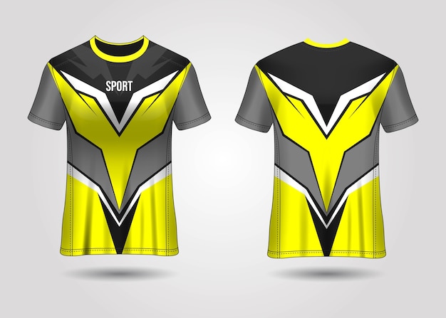 Premium Vector | T-shirt sport jersey template design