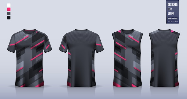 Download Premium Vector | T-shirt, sport shirt template design for soccer jersey, football kit. tank top ...