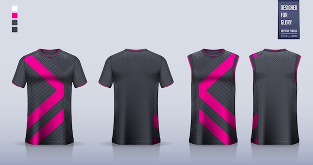 Download Premium Vector | T-shirt, sport shirt template design for soccer jersey, football kit. tank top ...